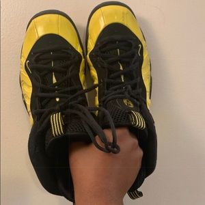 Nike foamposites black and yellow